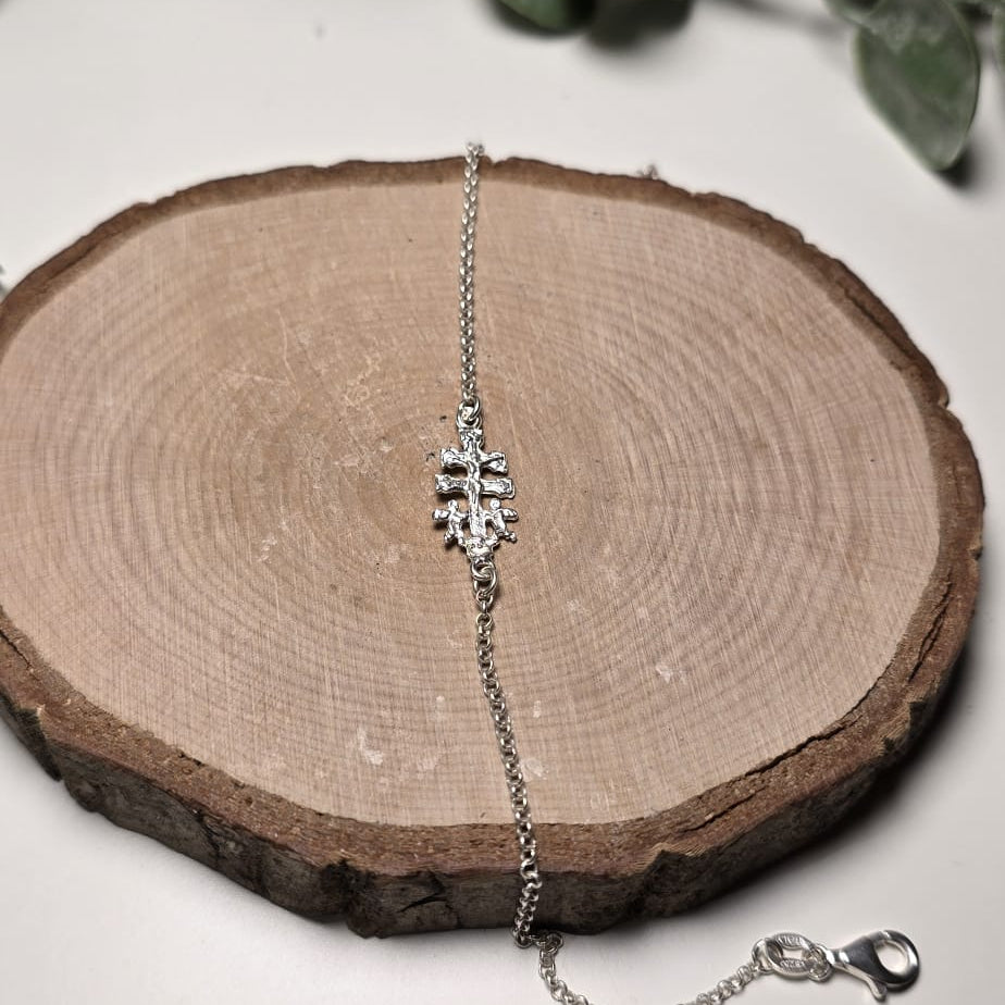 Pulsera de Plata de Cruz de Caravaca