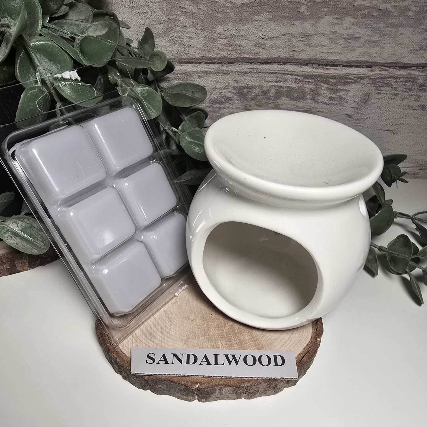 QUEMADADORES DE CERA AROMA SANDALO