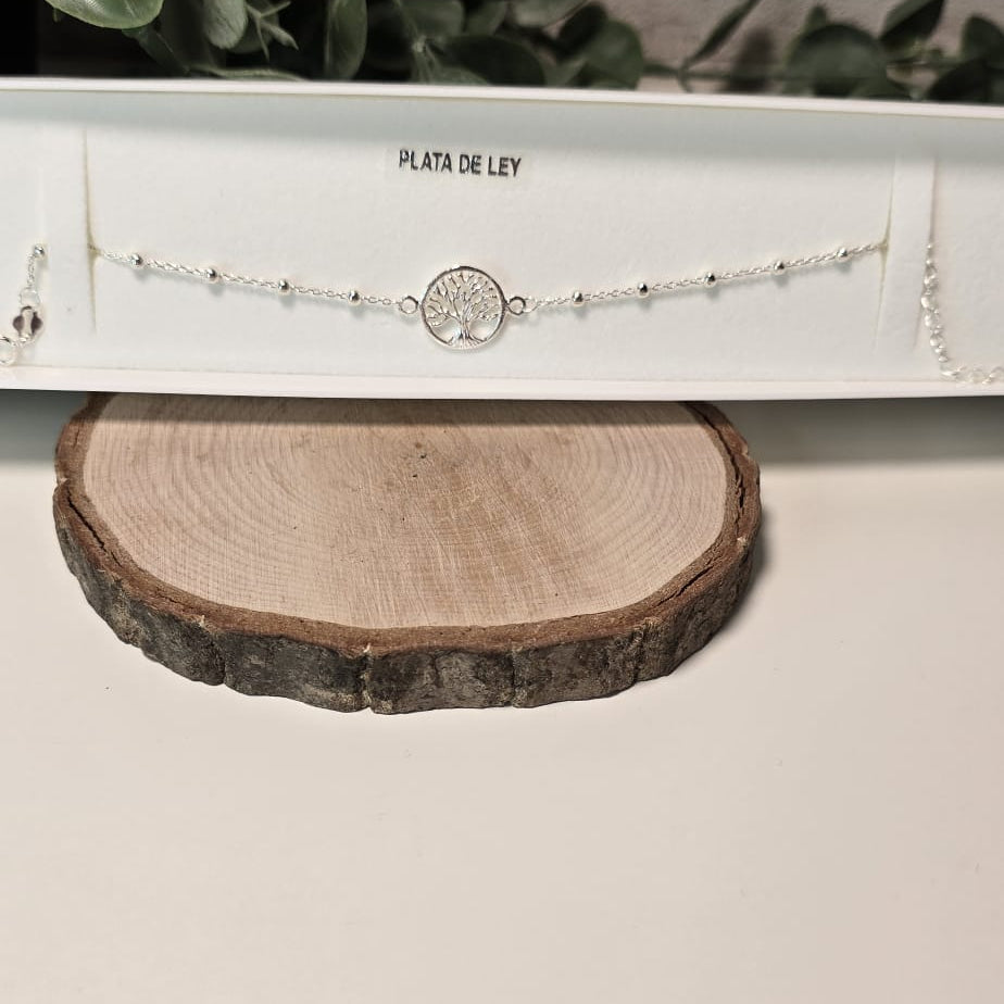 Pulsera de Plata Árbol de la vida