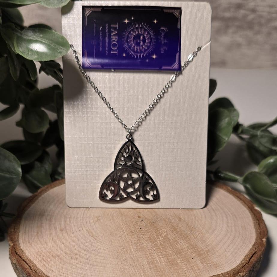 Collar Triple Diosa Luna