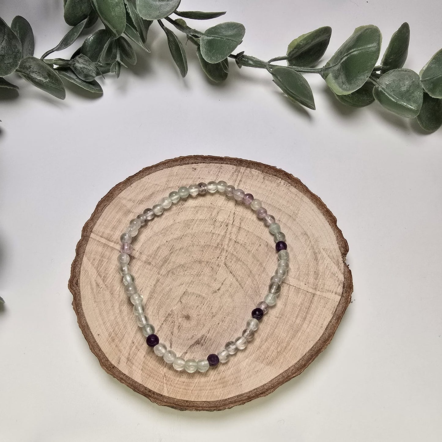 PULSERA 4 MINERALES, TURMALINA, AMATISTA ,CUARZO BLANCO, JADE