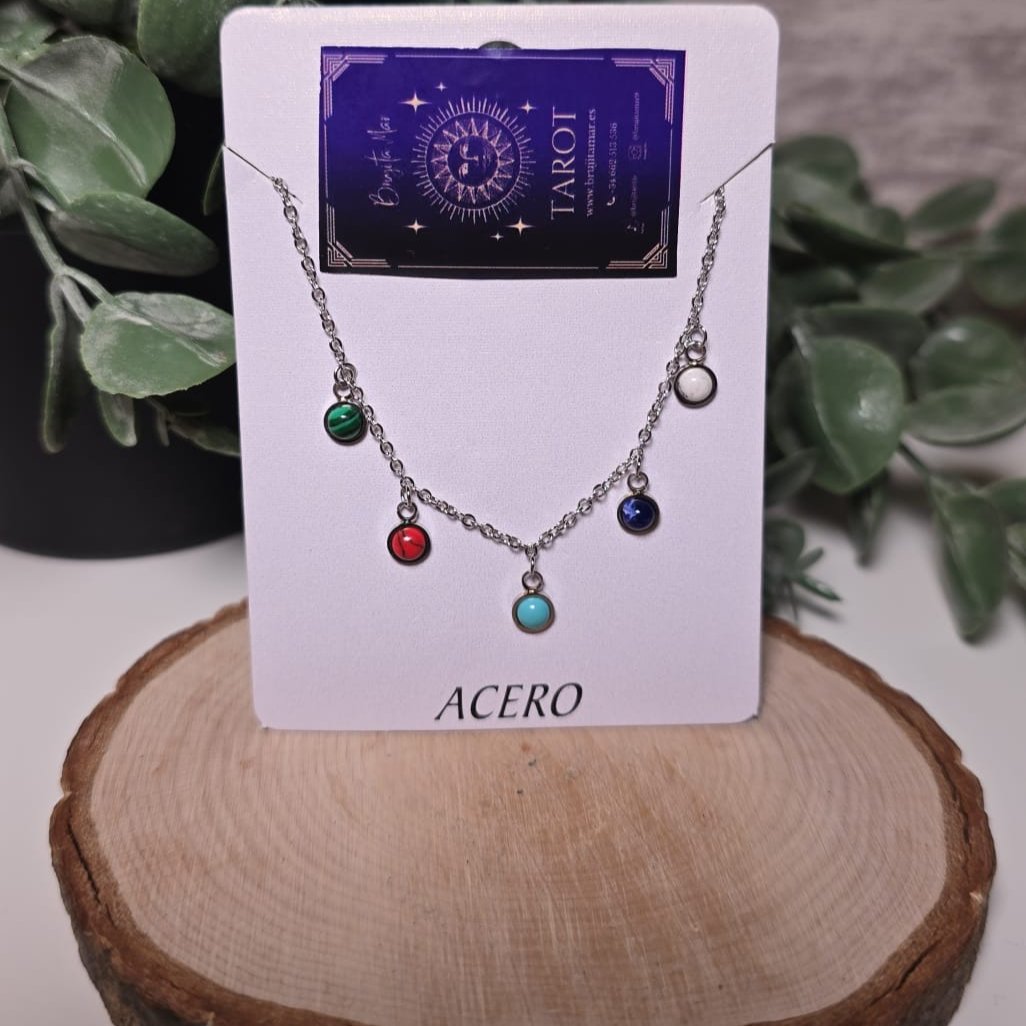 Collar de 5 Minerales