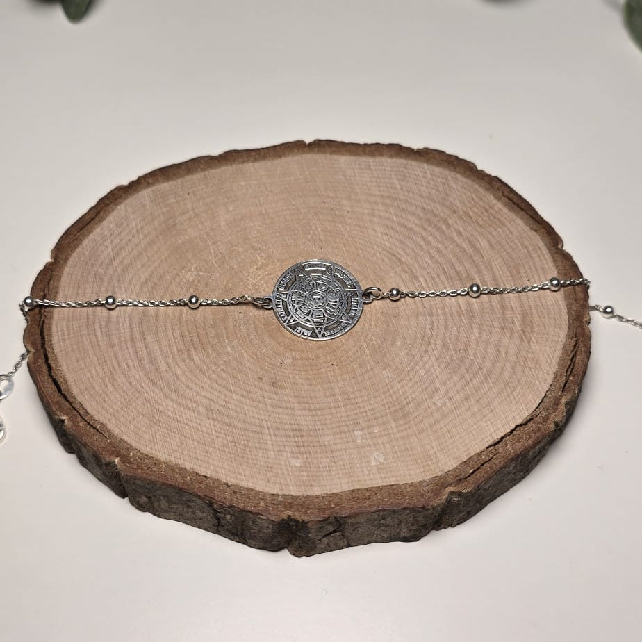 Pulsera de Plata de LOS SIETE ARCANGELES, o SELLO DE SALOMON