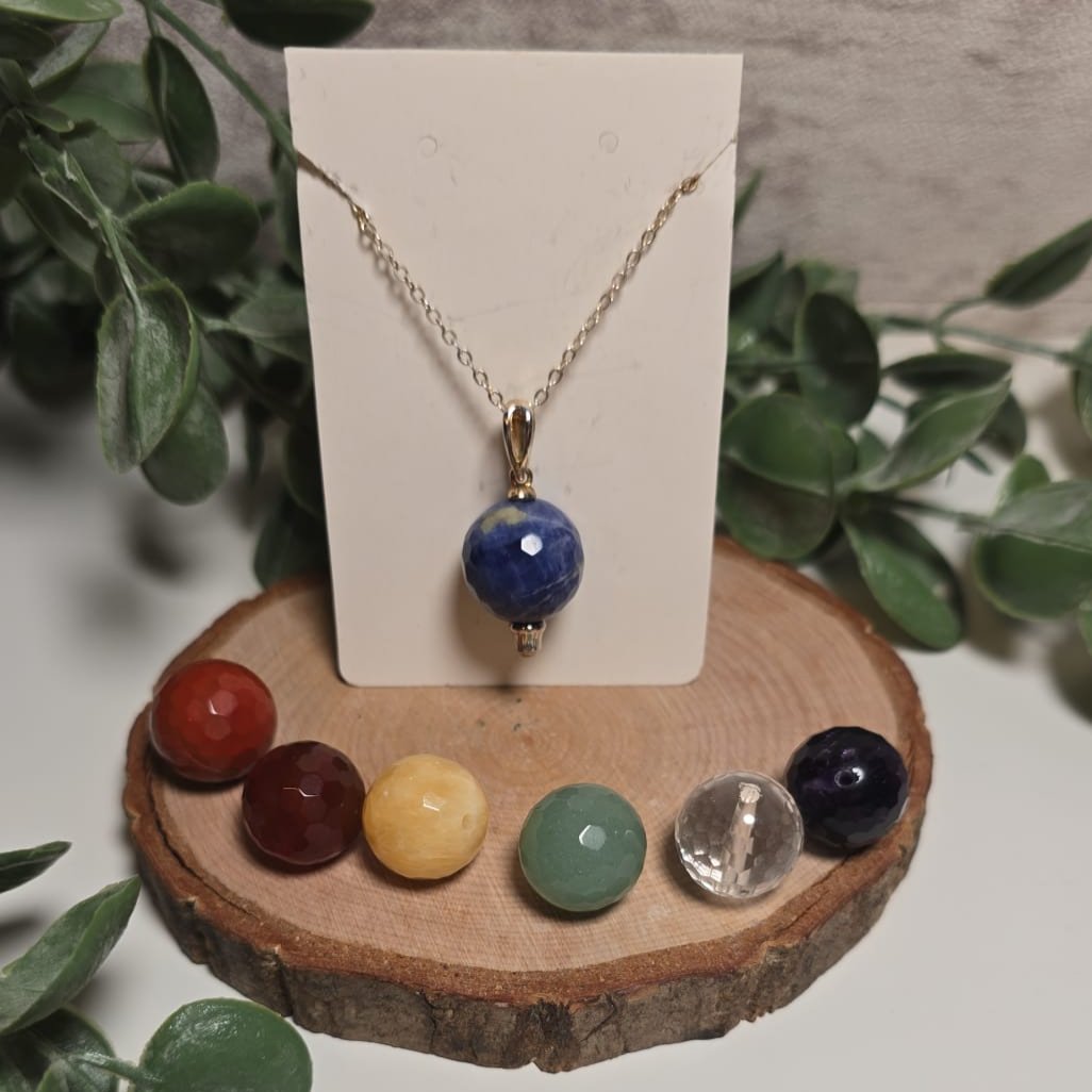 Collar con Amuleto de las 7 Esferas