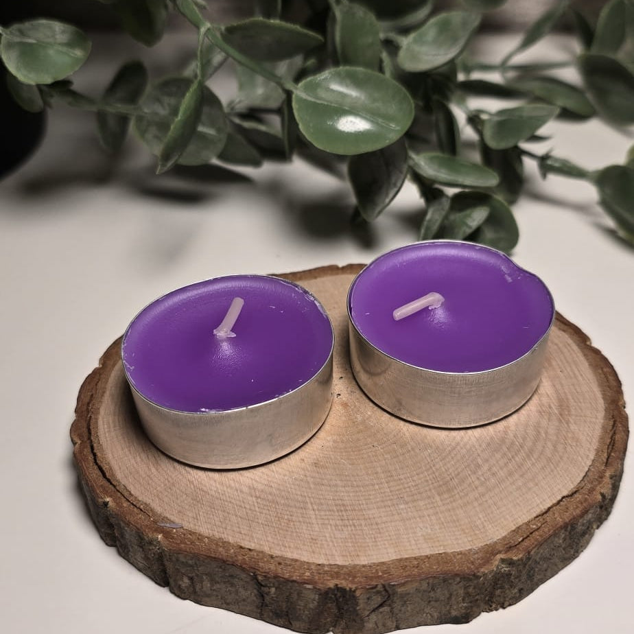 Vela de te color morado