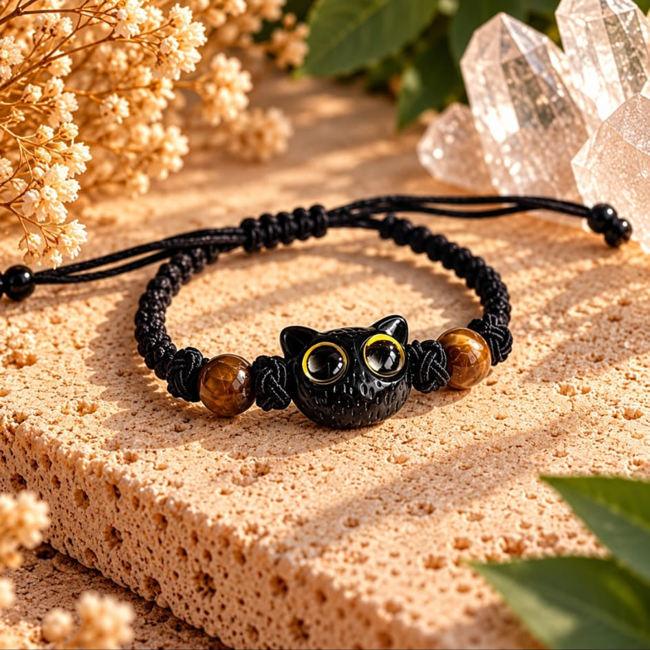 Pulsera de Cordon "Gatito Magico"