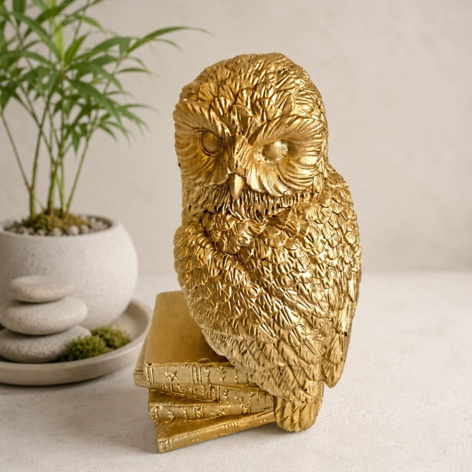 Figura de buho ceramica
