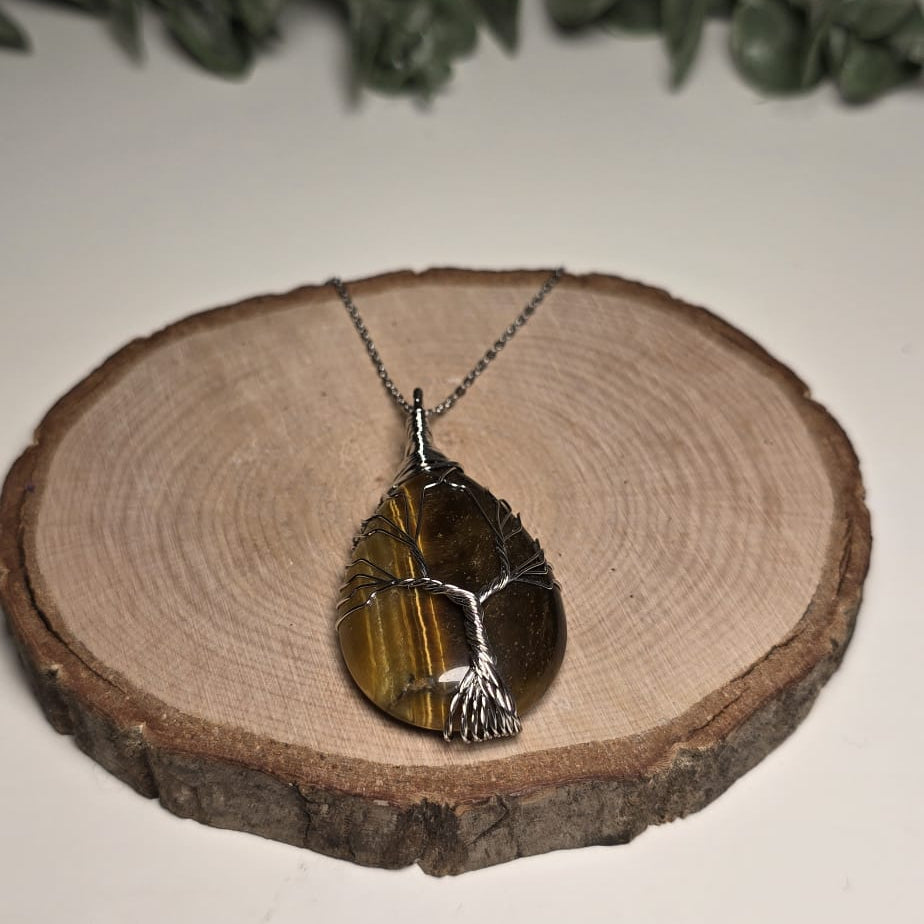 Collar de ojo de tigre
