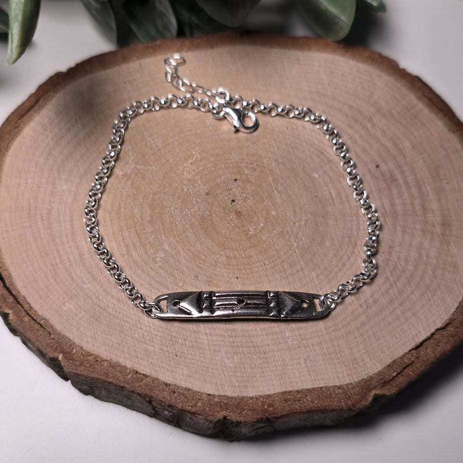 Pulsera Atlante de plata