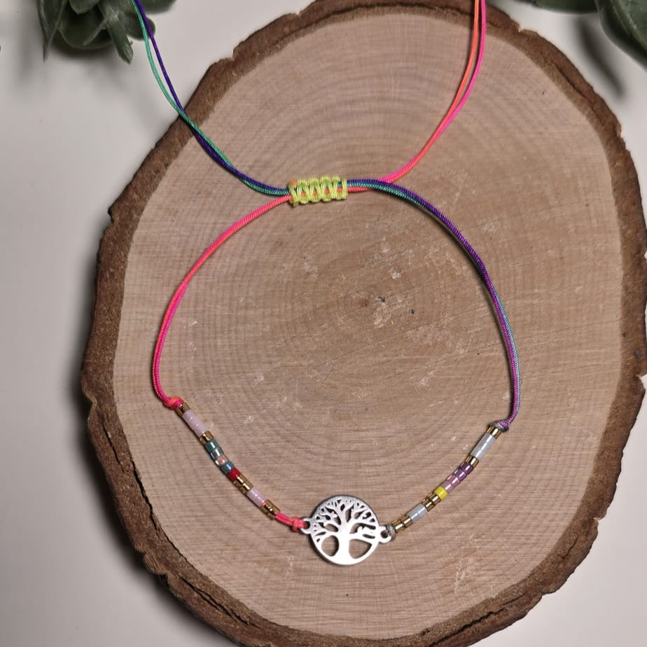 Pulsera de hilo rosa, de Arbol de la Vida.