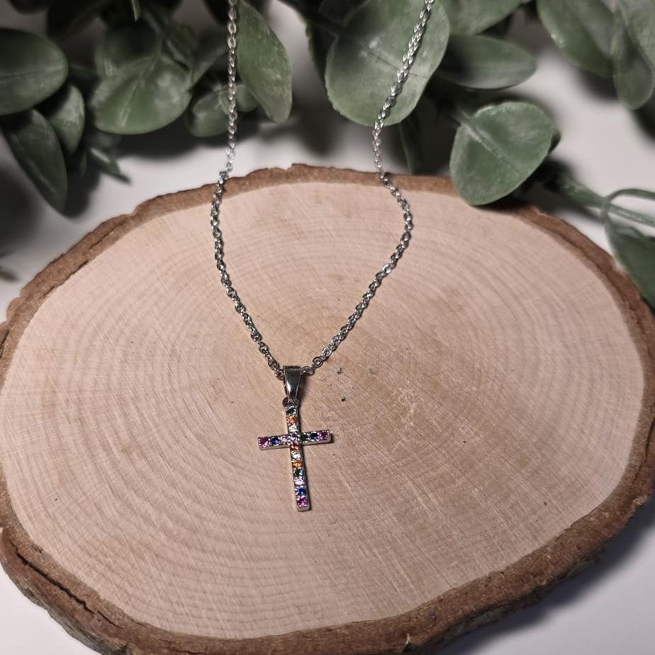 Collar Cruz Brillante