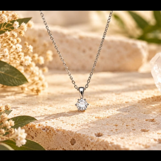 Collar con cristal de Cuarzo