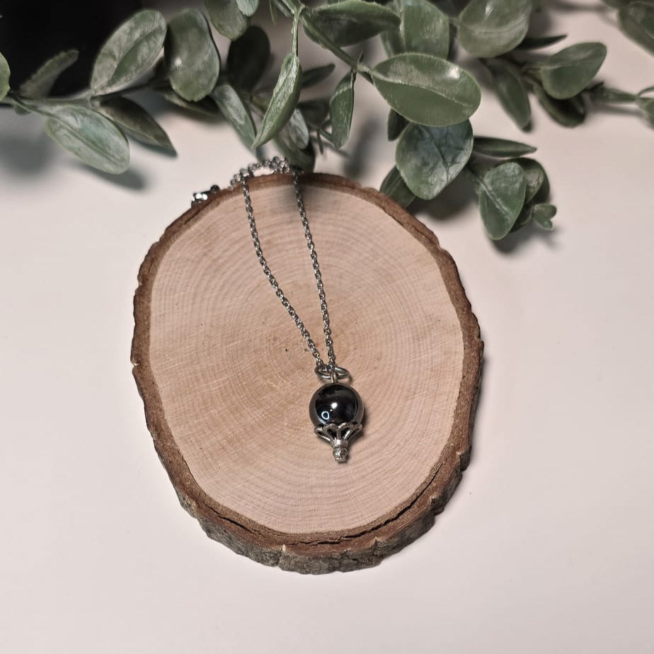 Collar de colgante Onix
