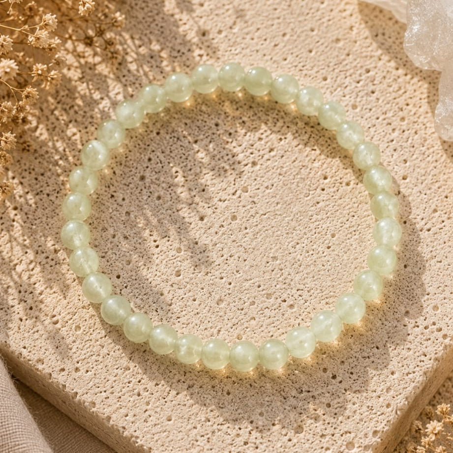 Pulsera Aventurina verde clara