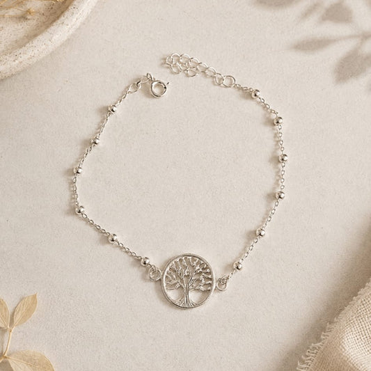 Pulsera de Plata Árbol de la vida