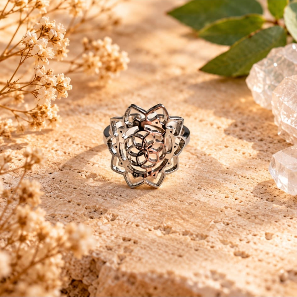 Anillo "FLOR DE LOTO"