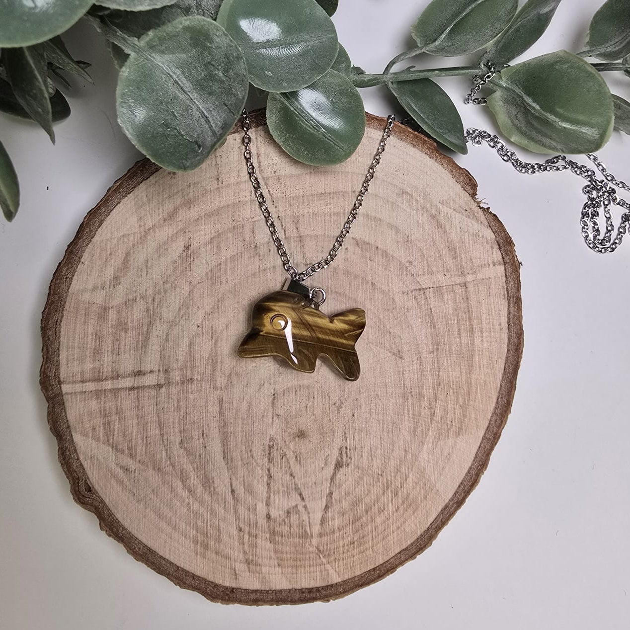 COLGANTE DE OJO DE TIGRE