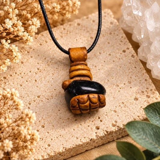 COLGANTE ONIX NEGRO