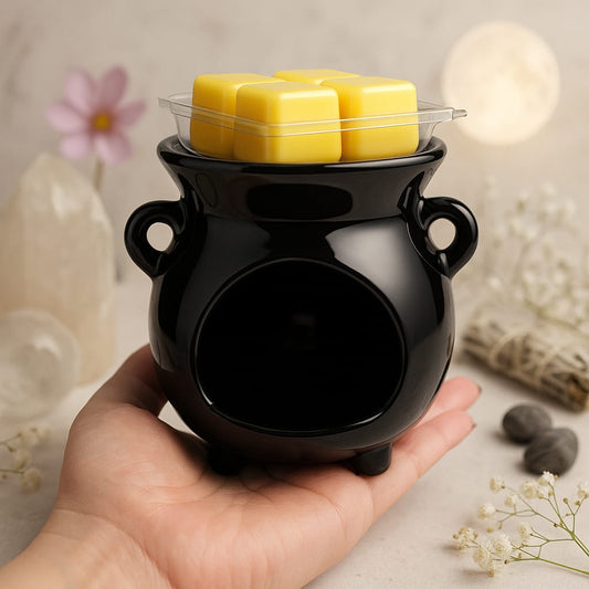 Quemador de cera o de aceite FORMA DE CALDERO