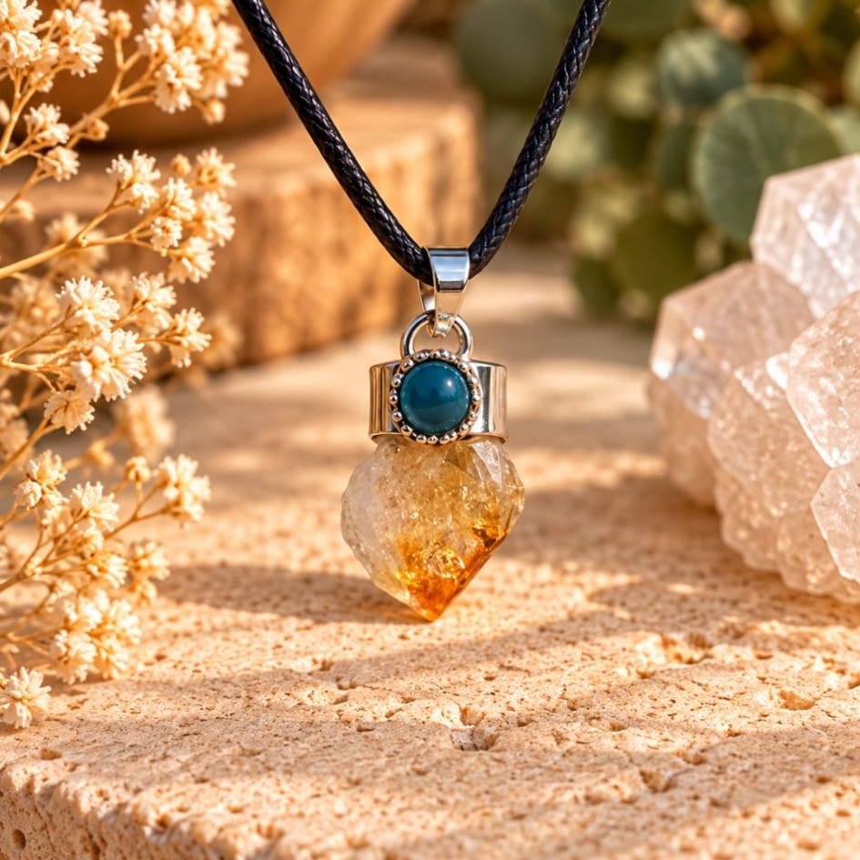 COLLAR DE CITRINO
