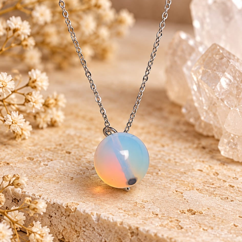 Collar de Piedra luna