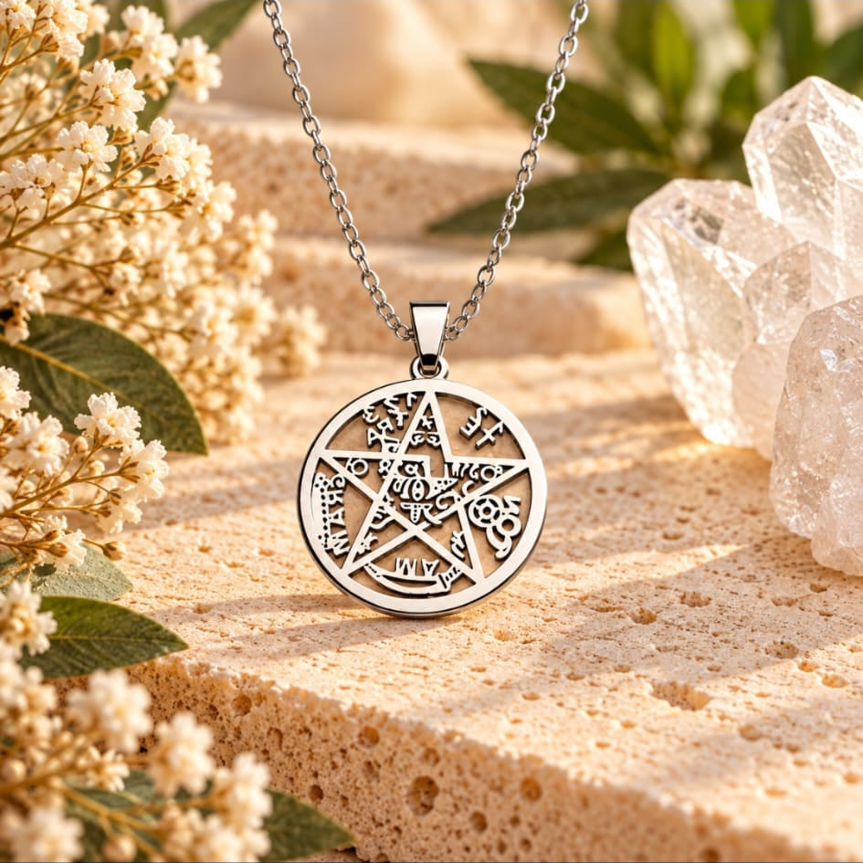 Collar Amuleto Tetragrámaton