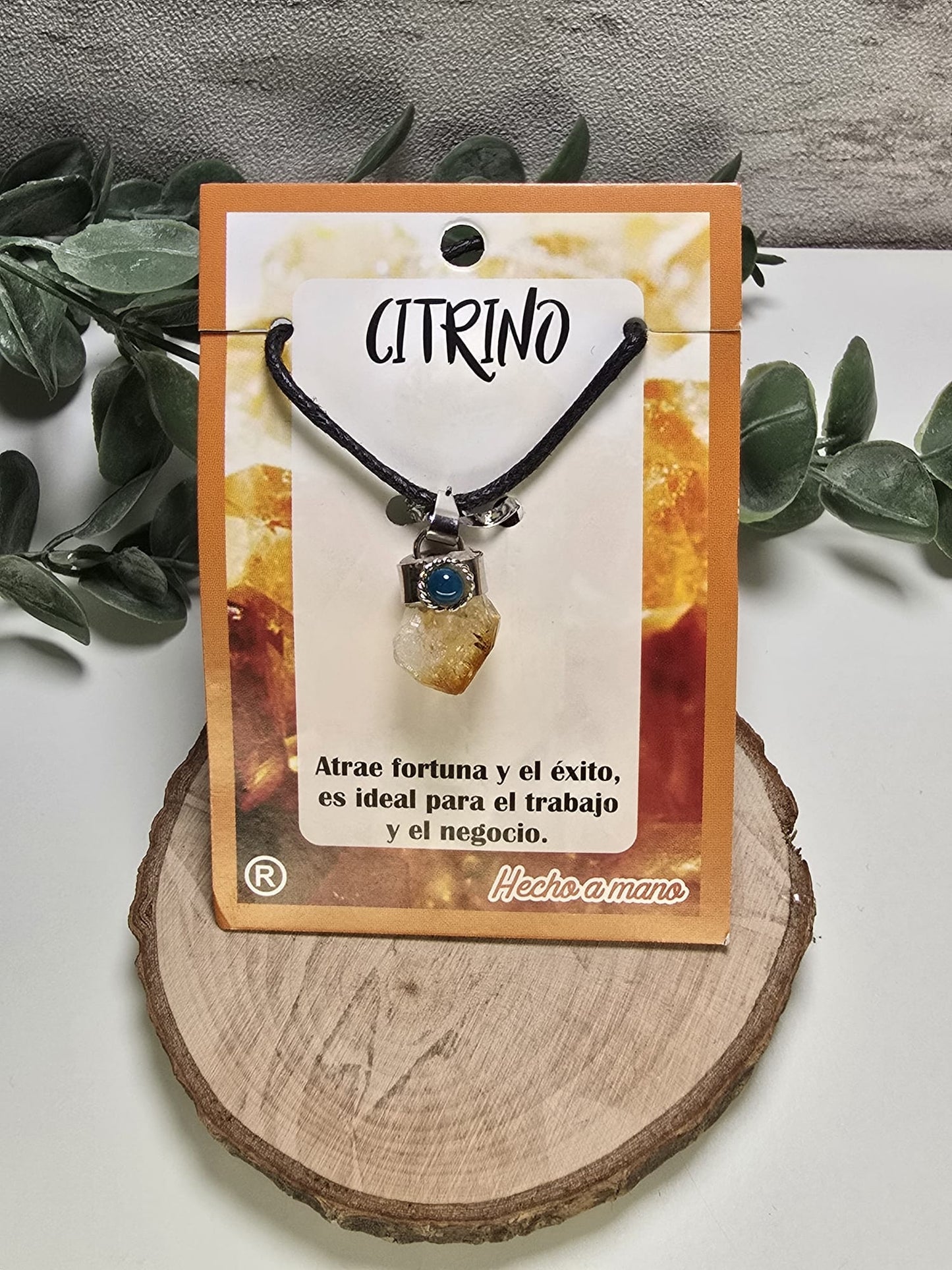 COLLAR DE CITRINO