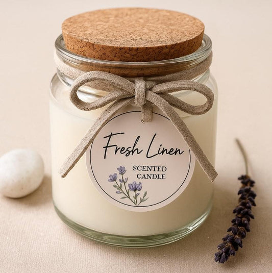 Vela  fragancia ropa limpia