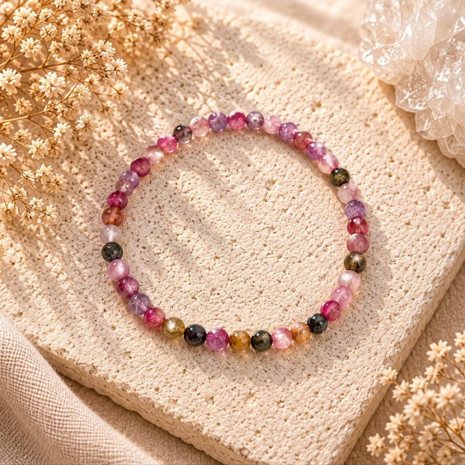 Pulsera de turmalina Sandia