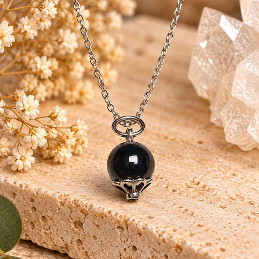 Collar de colgante Onix
