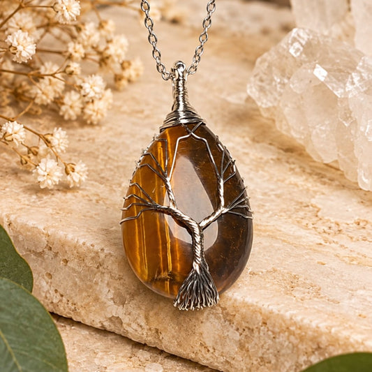 Collar de ojo de tigre