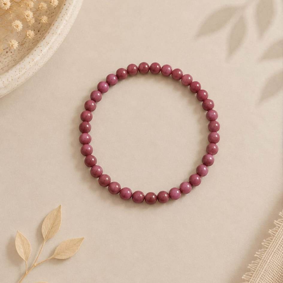 Pulsera rodonita  " bolas mas pequeña"