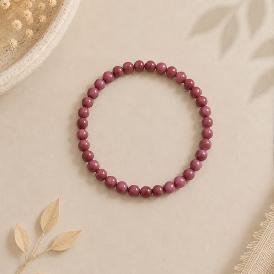 Pulsera rodonita  " bolas mas pequeña"